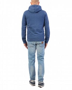 Толстовка мужская с капюшоном Iriedaily Upside Down 2 Navy Mel