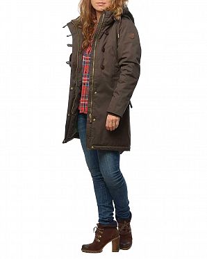 Парка женская зимняя водоотталкивающая Loading 5 Brown