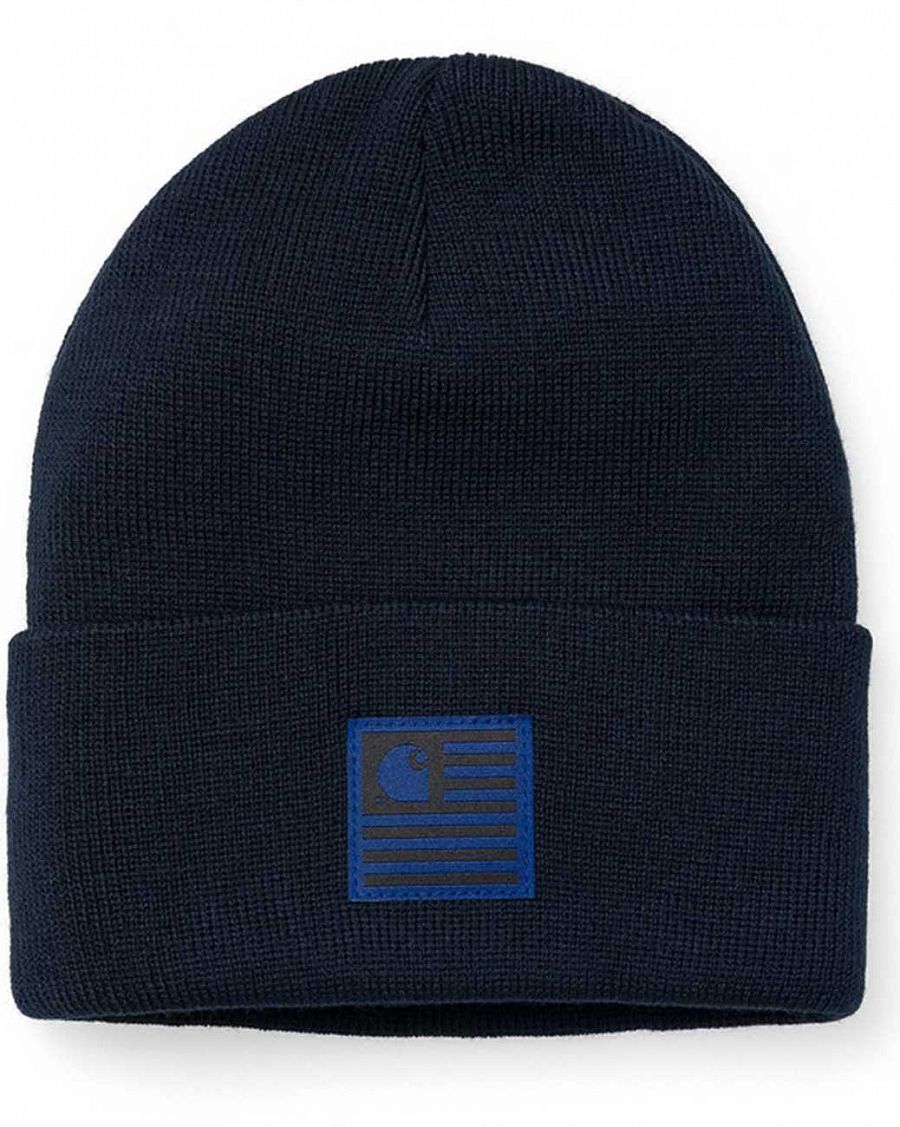 Шапка Carhartt WIP State Beanie Navy 