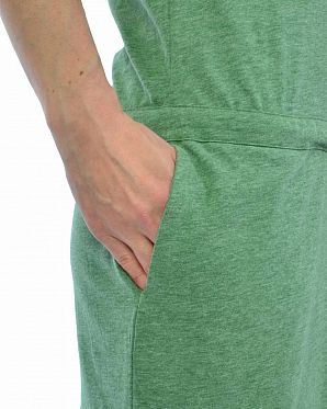 Платье женское короткий рукав и карманами Naketano El Majmuni Leaf Green Melange Платье женское короткий рукав и карманами Naketano El Majmuni Leaf Green Melange