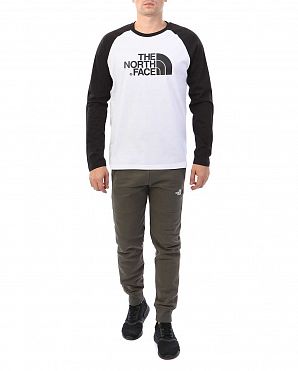 Футболка с длинным рукавом The North Face T-Shirt Black White Футболка с длинным рукавом The North Face T-Shirt Black White