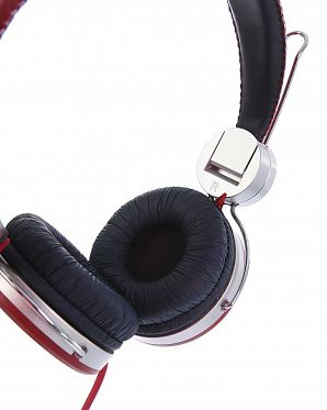 Наушники с микрофоном проводные складные WeSC Banjar On Ear Headphones Jester Red