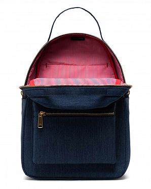 Рюкзак городской небольшой Herschel Nova Small Indigo Denim Crosshatch Рюкзак городской небольшой Herschel Nova Small Indigo Denim Crosshatch