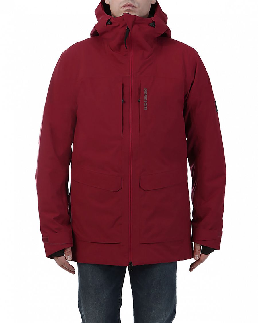 Куртка мужская непромокаемая демисезонная Швеция Didriksons Dale Red отзывы