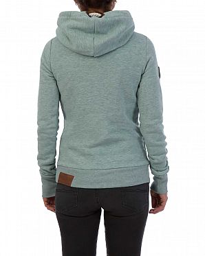 Толстовка женская с капюшоном Naketano Darth Wiederkauer Green