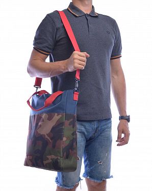 Сумка кросс-боди через плечо Herschel Pier Woodland Navy Red