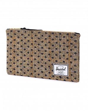 Клатч Herschel Network Medium Harris Tweed Black Polka Dot Клатч Herschel Network Medium Harris Tweed Black Polka Dot