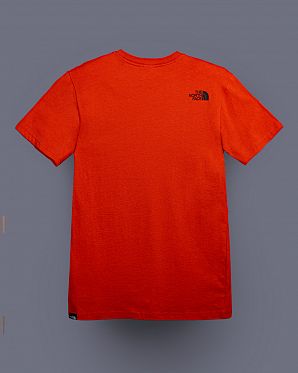 Футболка мужская The North Face Fine Front Box Orange Футболка мужская The North Face Fine Front Box Orange
