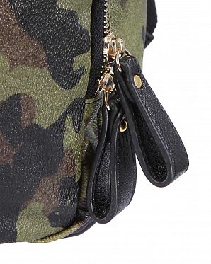 Рюкзак маленькй кожаный водонепроницаемый Obey Camo Green Рюкзак маленькй кожаный водонепроницаемый Obey Camo Green