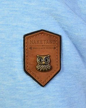 Толстовка женская с капюшоном Naketano Darth X Amazing Blue Melange