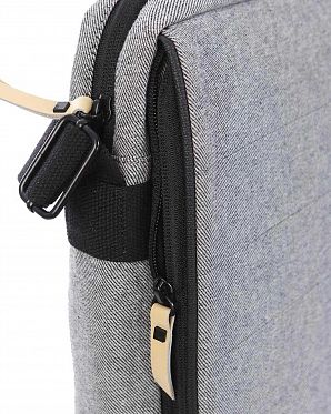 Сумка водоотталкивающая через плечо для ноутбука 11 HEX Academy MacBook Air Grey
