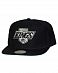 Бейсболка с прямым козырьком Mitchell and Ness WOOL SOLID 2 Los Angeles Kings Black отзывы