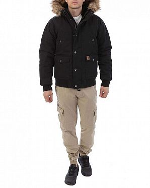 Куртка мужская авиатор Carhartt WIP Trapper Jacket Black Куртка мужская авиатор Carhartt WIP Trapper Jacket Black