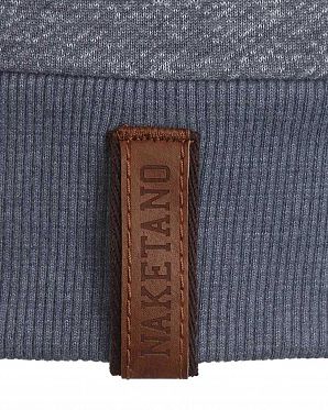 Толстовка мужская свитшот Naketano Tadellos Dark Ash Melange Толстовка мужская свитшот Naketano Tadellos Dark Ash Melange