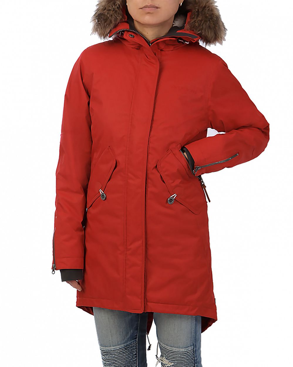 Водонепроницаемая утепленная парка женская Didriksons 1913 Lindsey Parka Red отзывы