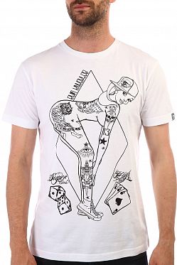 Футболка мужская Rum Knuckles Super High White Футболка мужская Rum Knuckles Super High White