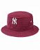 Панама из толстого хлопка универсальная '47 Brand Bucket New York Yankees KMA Dark Maroon