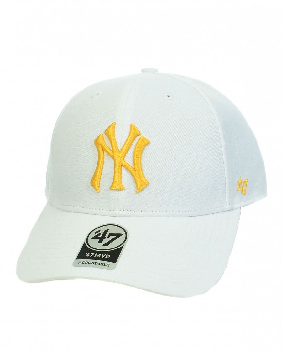 Бейсболка классическая с изогнутым козырьком '47 Brand MVP SNAPBACK New York Yankees WHE White отзывы
