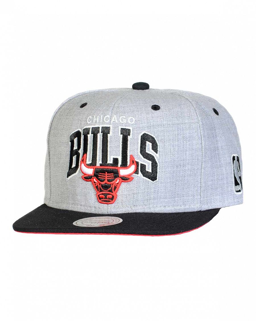 Бейсболка с прямым козырьком Mitchell and Ness EU090 SCRI POP Chicago Bulls Grey отзывы