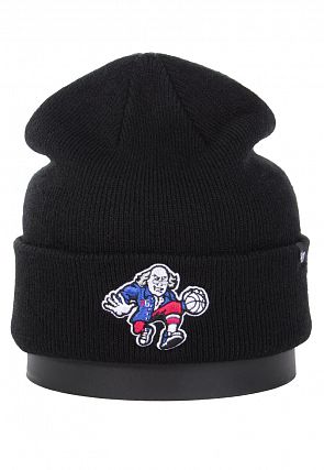 Шапка с подворотом '47 Brand NBA Philadelphia 76ers Black