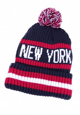 Шапка с помпоном на флисе '47 Brand Baseball New York Yankees Navy Red Шапка с помпоном на флисе '47 Brand Baseball New York Yankees Navy Red