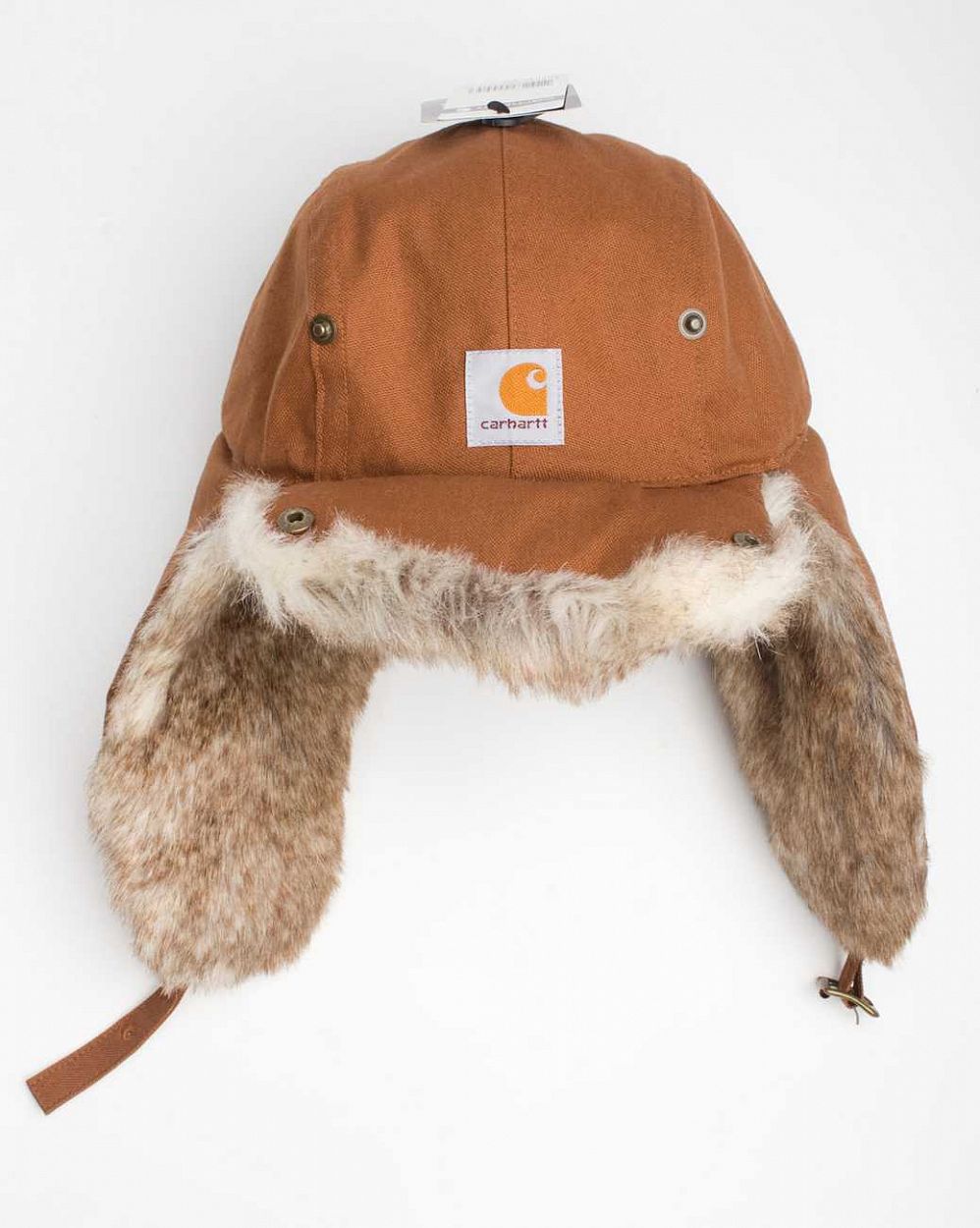 Шапка ушанка меховая мужская зимняя водоотталкивающая Carhartt USA Brown цена в Москве Шапка ушанка меховая мужская зимняя водоотталкивающая Carhartt USA Brown цена в Москве