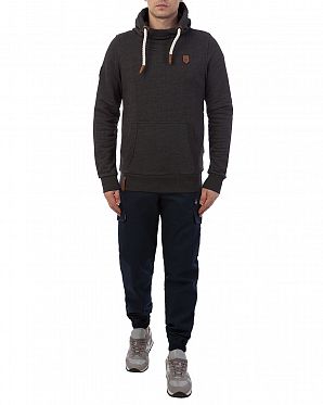 Толстовка мужская с капюшоном Naketano Supapimmel Anthracite Толстовка мужская с капюшоном Naketano Supapimmel Anthracite