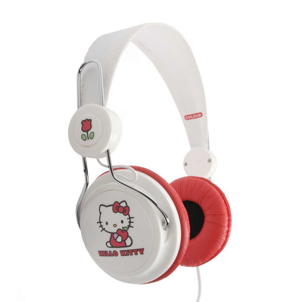 Наушники Coloud (hello Kitty White/red) отзывы