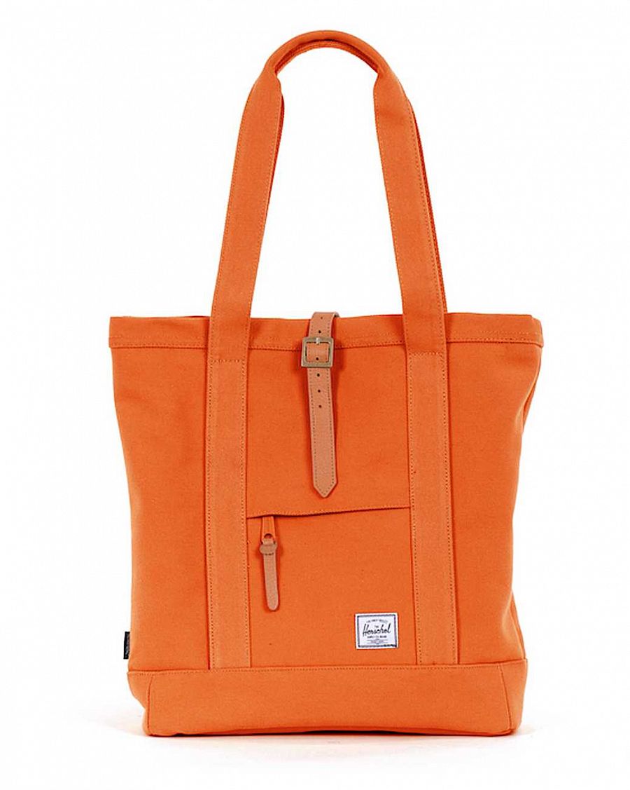 Сумка шоппер через плечо Herschel Market Canvas Burnt Orange отзывы