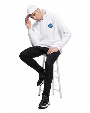 Толстовка мужская с капюшоном Urban Classics White Толстовка мужская с капюшоном Urban Classics White