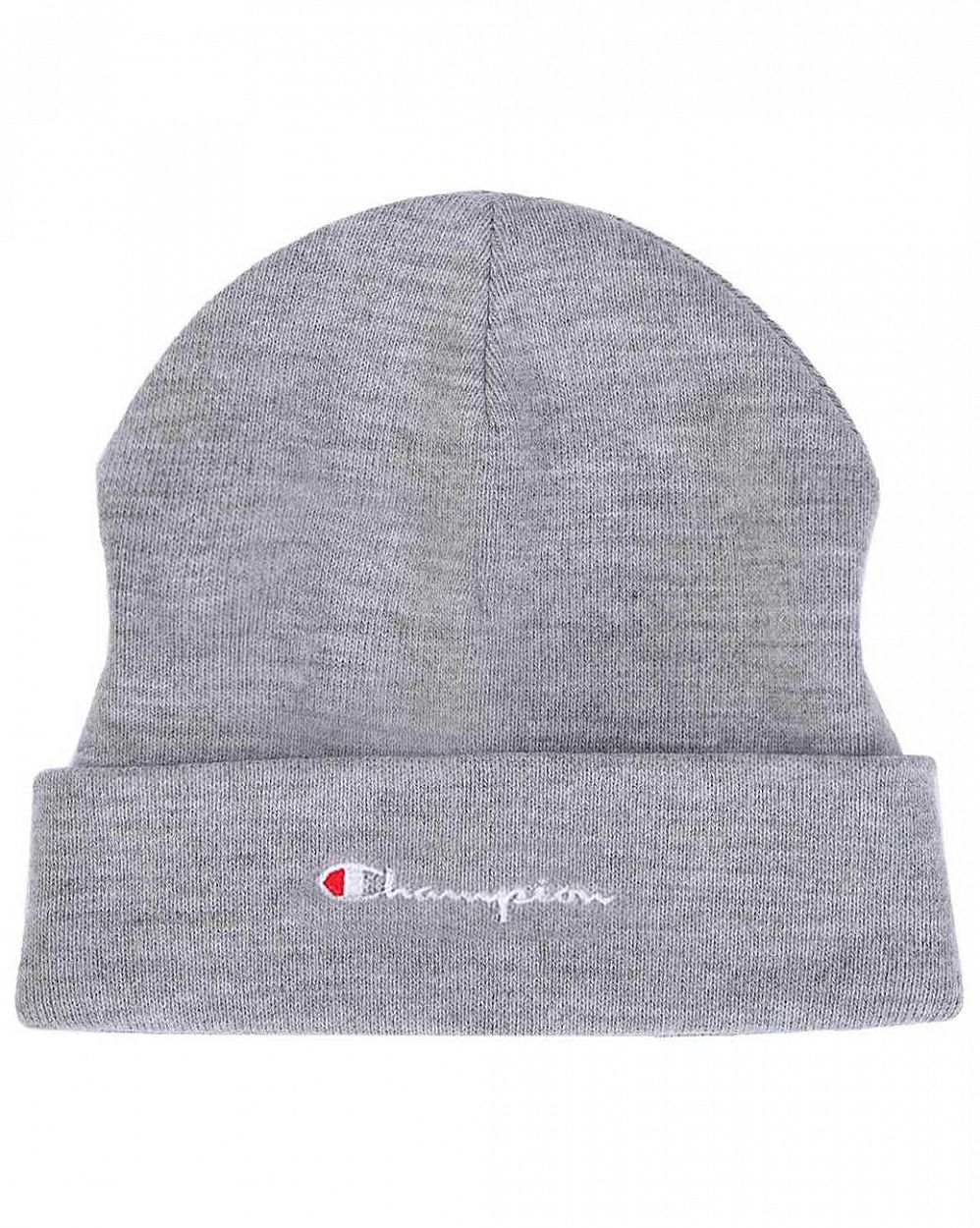 Шапка трикотажная Champion Original Logo made in Italy Grey отзывы