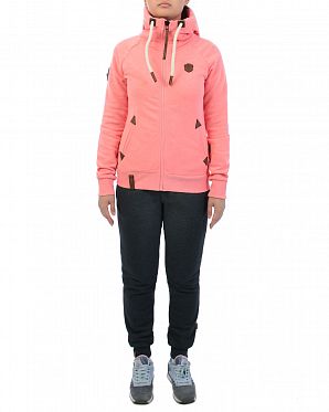 Толстовка женская с капюшоном Naketano Blonder Engel Muschi Melange