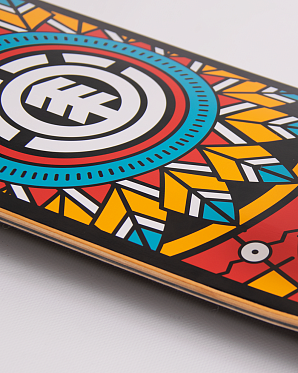 Скейтборд в Сборе Element 6 размер 8.25 (24 голубой лист 8.25)