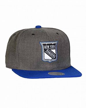 Бейсболка с прямым козырьком Mitchell and Ness 2 TONE New York Rangers Blue Бейсболка с прямым козырьком Mitchell and Ness 2 TONE New York Rangers Blue
