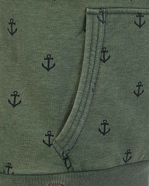 Толстовка мужская с капюшоном Naketano Германия Suprame Green