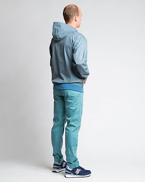 Ветровка водоотталкивающая на флисе Iriedaily City Shield 3 Grey Blue