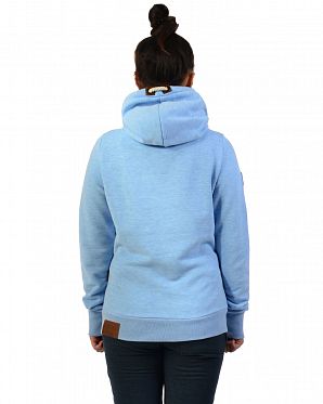 Толстовка женская с капюшоном Naketano Darth X Amazing Blue Melange