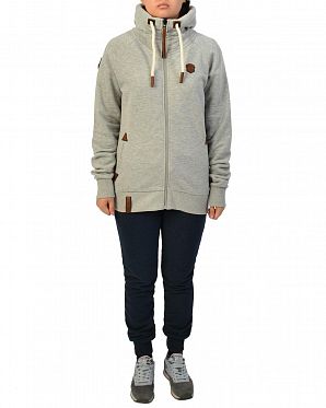 Толстовка женская с капюшоном Naketano Blonder Engel Grey Blue Толстовка женская с капюшоном Naketano Blonder Engel Grey Blue