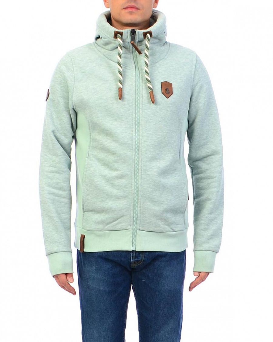 Толстовка мужская на молнии с капюшоном Naketano Hoodie Birol Mint отзывы Толстовка мужская на молнии с капюшоном Naketano Hoodie Birol Mint отзывы
