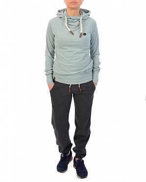 Лонгслив женский с капюшоном Naketano Mandy XI Wiederkauer Grun Лонгслив женский с капюшоном Naketano Mandy XI Wiederkauer Grun