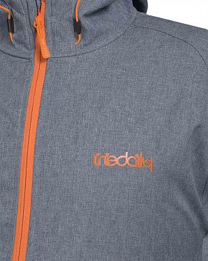 Ветровка водоотталкивающая на флисе Iriedaily City Shield 3 Grey Blue