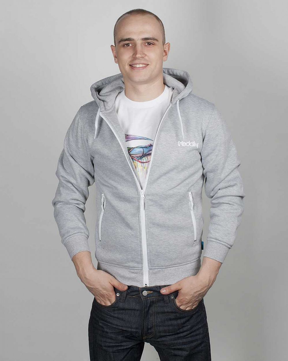 купить Толстовка Iriedaily Mini Monk Hooded Grey в Москве купить Толстовка Iriedaily Mini Monk Hooded Grey в Москве
