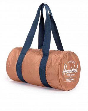 Сумка складная Herschel Packable Duffle Bag Caramel Navy Сумка складная Herschel Packable Duffle Bag Caramel Navy