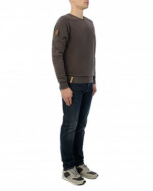 Толстовка мужская свитшот Naketano First Blood Heritage Purple Grey Толстовка мужская свитшот Naketano First Blood Heritage Purple Grey