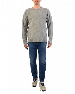 Свитер мужской 100% шерсть WIP University Sweater Grey Свитер мужской 100% шерсть WIP University Sweater Grey