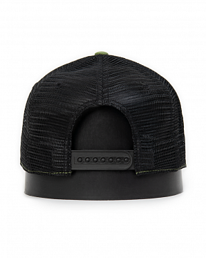 Бейсболка сетка Carhartt Style # 101195 Canvas Mesh-Back Logo Graphic Cap Green Black
