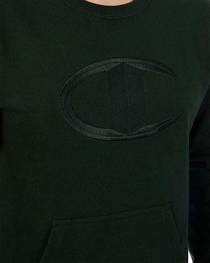 Толстовка свитшот Champion Authentic American GS512 Green Толстовка свитшот Champion Authentic American GS512 Green