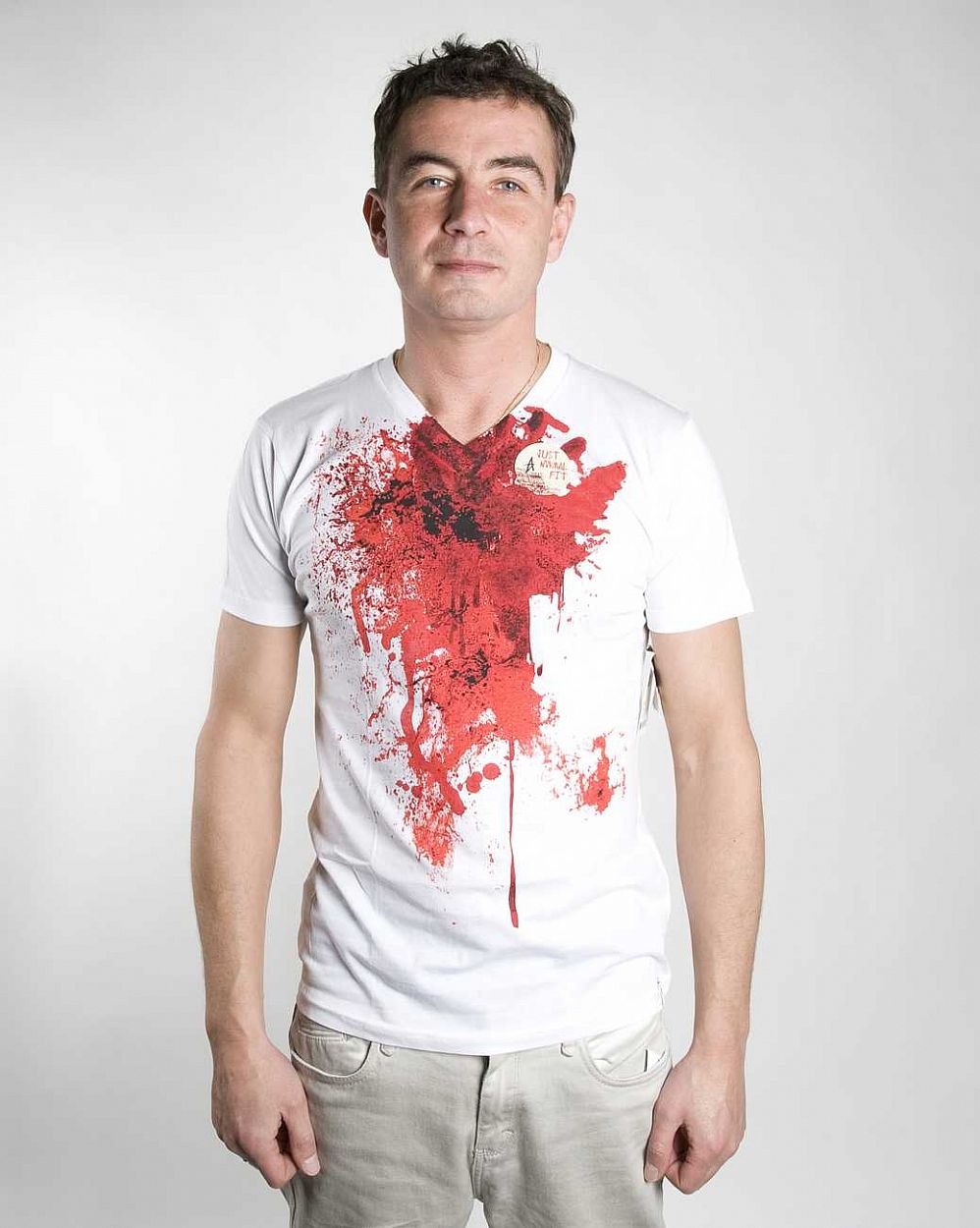 Футболка Altamont Cut Throat Vneck White отзывы