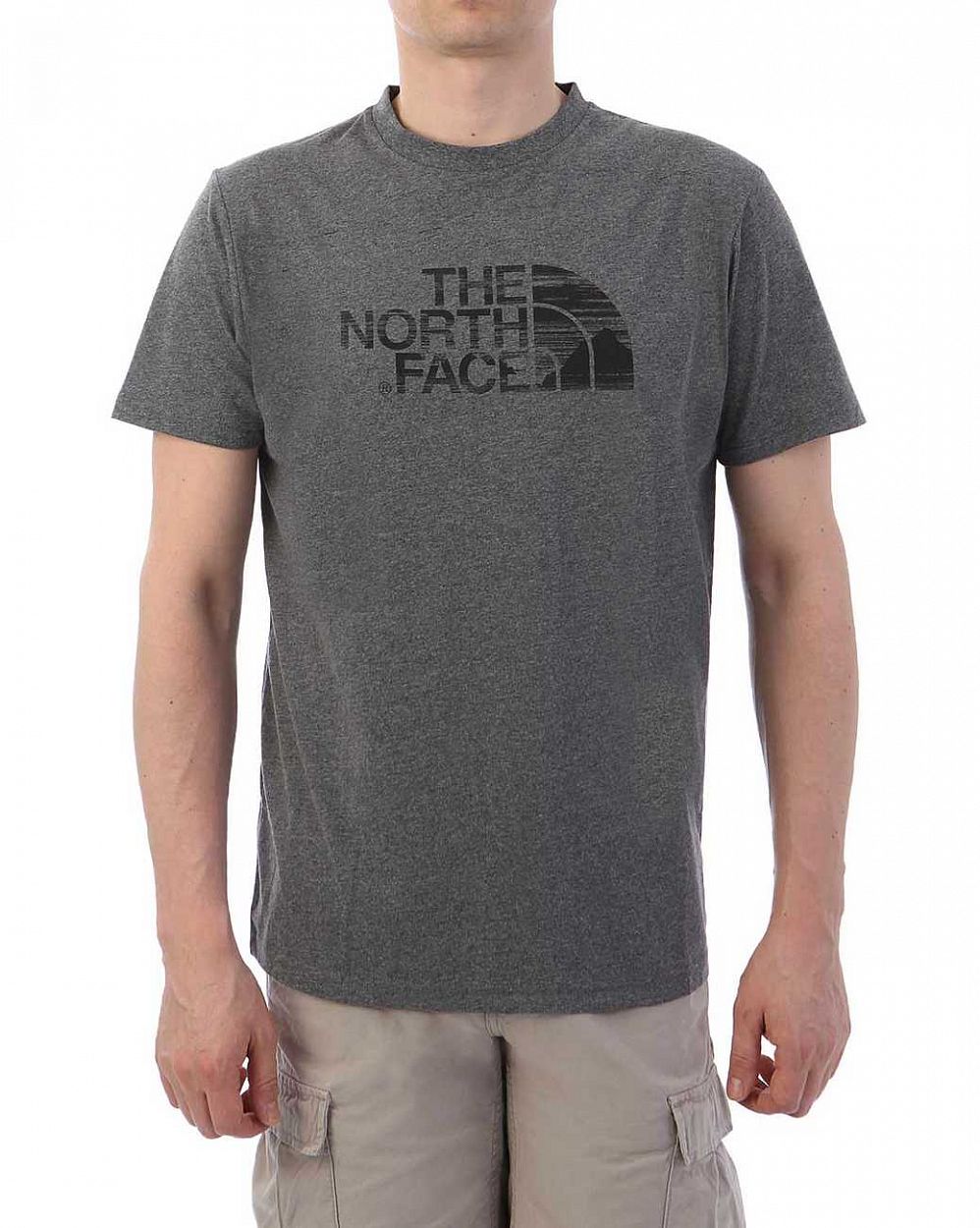 Футболка мужская The North Face Logo Front Signature Back Grey отзывы