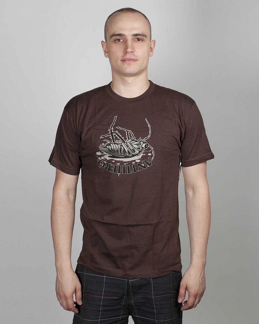 Футболка Anti-hero S/S Belly Up Brown отзывы